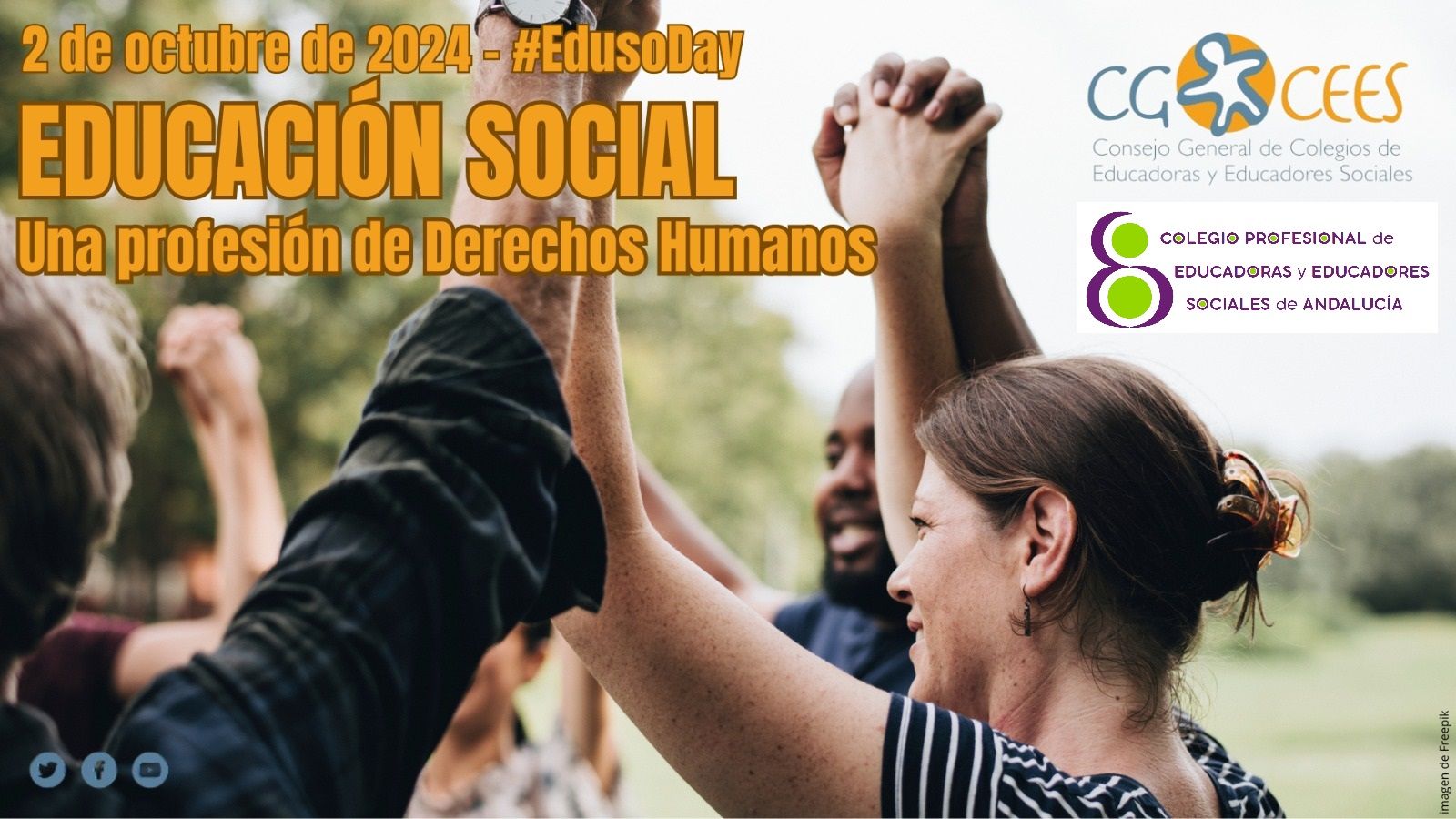 Día Internacional de la EDUCACIÓN SOCIAL,  2 de Octubre 2024.  #EdusoDay